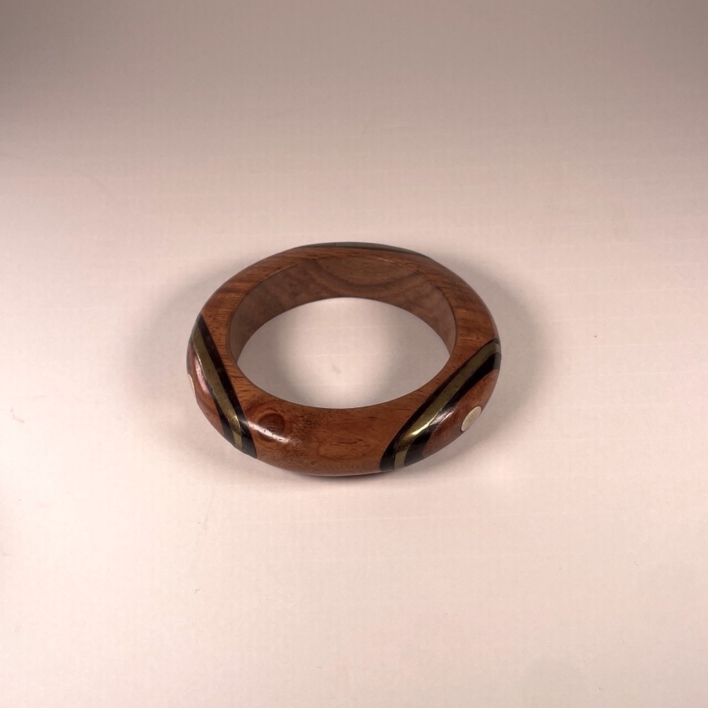 Wooden Bohemian Bangle Bracelet